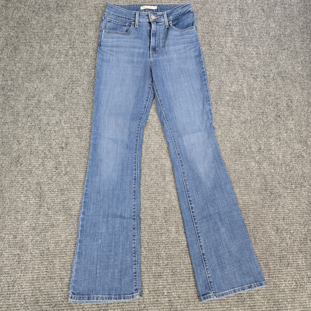 Levi's 725 Jeans Womens 27x32 Blue High Rise Bootcut Stretch Denim